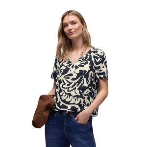 Street One Blue Viscose Women's Blouse